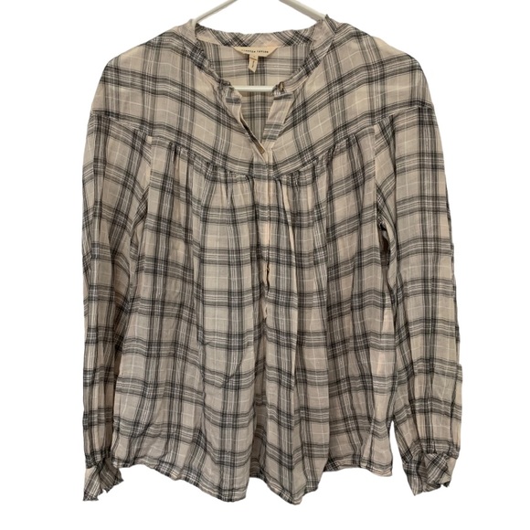 Rebecca Taylor Tops - Rebecca Taylor | Cotton Blend Pink Shimmer 3/4 Sleeve Top 6